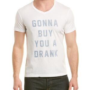 NWT Sol Angeles "Buy Drank" Graphic V-neck T-shirt size XL